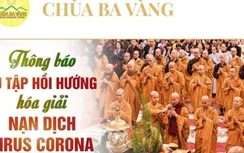 300 người tham dự buổi hóa giải virus corona của trụ trì chùa Ba Vàng