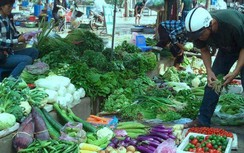 Rau xanh tăng giá vùn vụt, tiểu thương lo “bão giá” giống thịt lợn