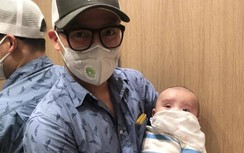 Con trai Đinh Tiến Đạt và khẩu trang "thời thượng" giữa mùa dịch