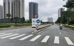 Phân luồng thi công đường Nguyễn Văn Huyên, phương tiện di chuyển thế nào?