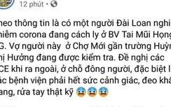 Một người miền Tây bị xử phạt 10 triệu vì đưa tin thất thiệt về Corona