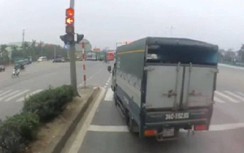 Hải Dương: Lái xe tải vượt đèn đỏ bị xử phạt từ 3-5 triệu đồng