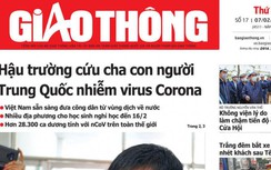 Tin mới nhất, hay nhất trên Báo Giao thông ngày 7/2/2020