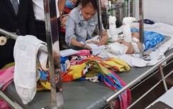 Bé trai 4 tháng tuổi nghi bị bố bạo hành đến xuất huyết não, gãy chân