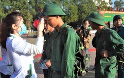 Kiểm soát chặt dịch bệnh Corona với thanh niên lên đường nhập ngũ