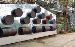 Ngỡ ngàng với con đường được làm đẹp từ rác thải