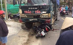 Va chạm với xe chở vật liệu xây dựng, một thanh niên tử vong