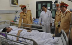 Sức khoẻ Trung úy CSGT bị đôi nam nữ tông xe máy trên QL32 hiện ra sao?