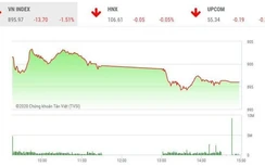 Chứng khoán ngày 26/2: Sắc đỏ lấn lướt, VN-Index "thủng" mốc 900 điểm