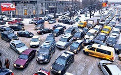 Giao thông ở Moscow gián đoạn vì nhóm người Trung Quốc