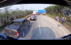 Đang sửa chữa đường, nam công nhân bị xe đầu kéo tông tử vong trên QL18