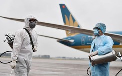 Vietnam Airlines khử trùng toàn bộ chuyến bay quốc tế về Việt Nam