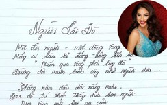 Đàm Vĩnh Hưng viết chữ đẹp như thư pháp, sao Việt khác chữ viết thế nào?