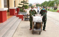 Bên trong khu cách ly ở trường quân sự