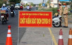 Công an Cà Mau lập 4 chốt kiểm soát Covid-19 trên đường bộ