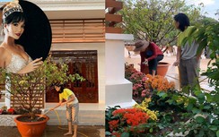 Cận cảnh căn nhà mới ngập tràn hoa của H'Hen Niê ở Đắk Lắk