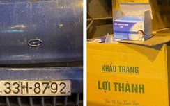 Bắt xe tải chở hơn 50.000 khẩu trang lậu đi tiêu thụ trong đêm tối