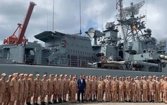 Khu trục hạm Nga đang theo dõi chặt các tàu chiến NATO ở Biển Đen