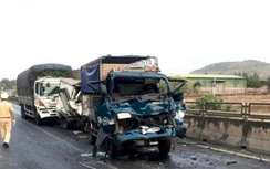 Hiện trường tai nạn liên hoàn ở Bình Thuận, 1 người chết, 3 bị thương