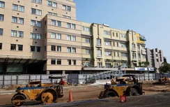 Ga Nhà hát TP.HCM của tuyến metro số 1 đang dần hoàn thiện