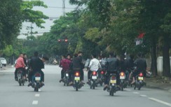 Nhóm thanh niên tụ tập đua xe ở Vinh giữa cao điểm chống dịch Covid-19