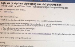 Cảnh báo nạn lừa đảo yêu cầu nộp phạt vi phạm giao thông qua mạng