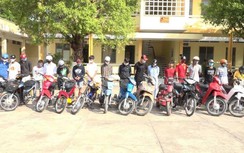 23 thanh niên tụ tập đua xe trái phép khi dịch Covid-19 đang phức tạp