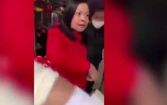 Người phụ nữ không đeo khẩu trang, chửi bới, thách đố lực lượng chức năng