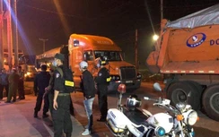 Bắt đoàn xe "khủng" ở Đồng Nai: 7 tài xế không GPLX, 1 dương tính ma túy