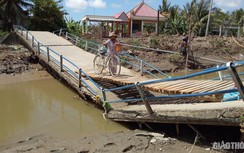 Video: Cận cảnh hiện trường cầu Cống Xìa bị sập kinh hoàng