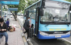 Cận cảnh các bến xe ở Hà Nội ngày đầu hoạt động trở lại sau giãn cách