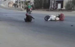 Long An: Liên tiếp TNGT do vệt nước thải, tài xế xe chở rác bị phạt 3 triệu