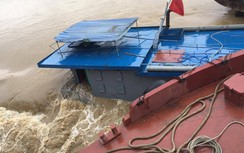 Hạn chế giao thông thủy sau vụ chìm tàu trên sông Thương