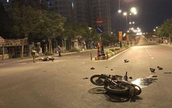 Xe máy tông nhau trong đêm ở ngã ba, 1 người chết, 4 người trọng thương