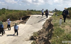 Sụt lún đê biển Tây ở Cà Mau sẽ được khắc phục thế nào?