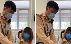 CSGT cứu một cô gái dân tộc Tày định nhảy cầu Chương Dương