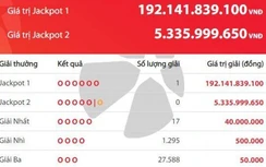 Kết quả xổ số Vietlott 12/5: Một người đã trúng hơn 192 tỷ đồng tối nay