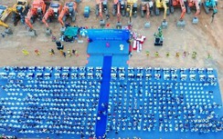 Trực thăng sẽ kéo đường dây 500kV tại Ninh Thuận