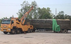 Truy tìm nguồn gốc xe đầu kéo chở cát quá tải 260%