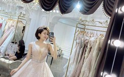 Trâm Anh đi thử váy cưới, tuyên bố tìm được "người muốn chăm sóc cả đời"?