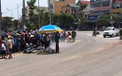 Ô tô tải va chạm với xe máy, một người đàn ông tử vong tại chỗ