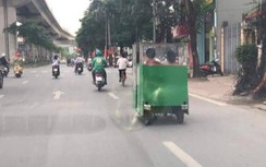 Đăng kiểm có cấp phép cải tạo xe máy thành "xe thùng" di động chống nắng?