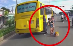 Đình chỉ tài xế xe buýt Quảng Nam dừng xe trả khách giữa QL1