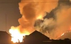 Cháy doanh trại quân đội kèm theo tiếng nổ lớn trong đêm tại Thái Nguyên