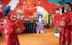 Tái hiện đám cưới truyền thống với cổ phục Việt Nam