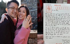 Bạn trai Việt Kiều viết thư tiếng Việt, hoa hậu Thu Hoài phản ứng ra sao?