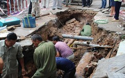 Cận cảnh "hố tử thần" khủng giữa trung tâm TP Biên Hòa