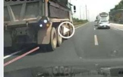 CSGT truy tìm ô tô tải ben lùi ngược chiều trên cao tốc Pháp Vân - Cầu Giẽ