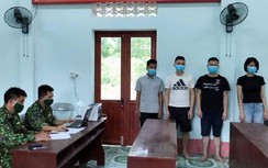 Bắt 4 đối tượng xuất cảnh trái phép sang Trung Quốc bằng bè mảng