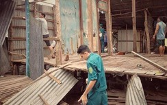 An Giang: Sạt lở ven sông Hậu gần QL 91, 11 hộ dân di dời khẩn cấp